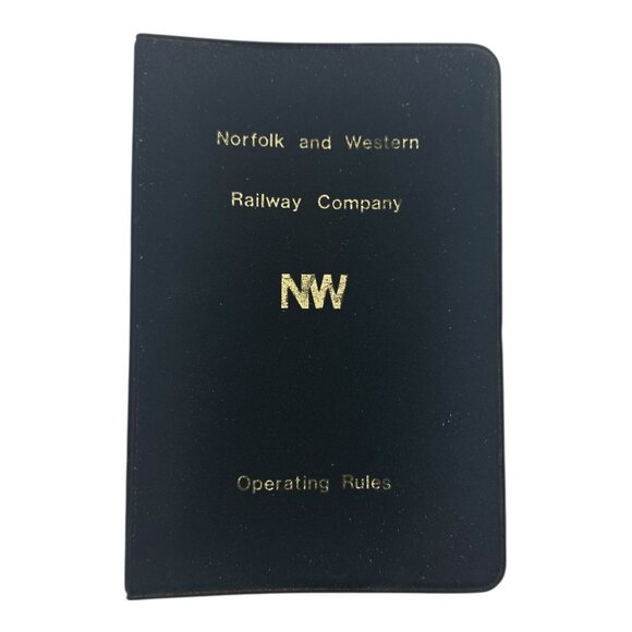 Norfolk Western Railway 1981 Operating Rules Manual Hardcover Revised 1983 - Picture 1 of 13